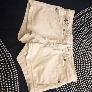 Hydraulic Brand White Denim Shorts